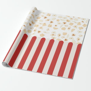 Popcorn Retro Film Cinema Cadeaupapier