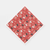 Popcorn Retro Film Cinema Servet (Hoek)