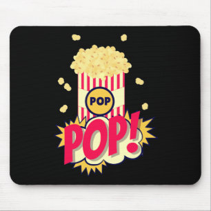 Popcorn Retro Funny Muismat