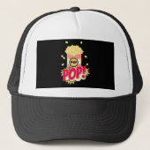 Popcorn  Retro Funny Trucker Pet (Voorkant)