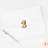 Popcorn Ronde Sticker (Envelop)