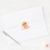 Popcorn Ronde Sticker (Envelop)