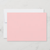 Popcorn Roze Flat Kaart Dank u (Achterkant)