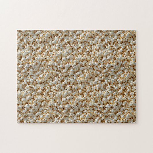 Popcorn Seamless Pattern Legpuzzel (Horizontaal)