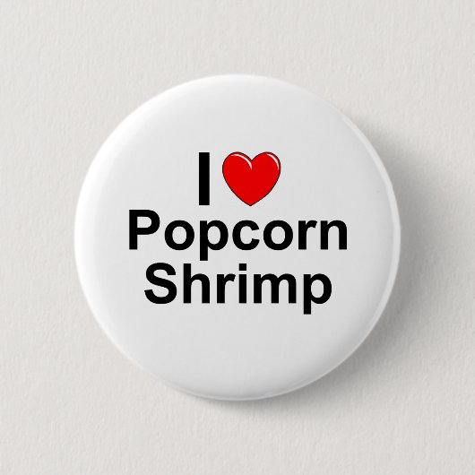 Popcorn Shrimp Ronde Button 5,7 Cm (Voorkant)