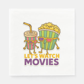 Popcorn & Soda Duo – Movie Night Vibes Servet