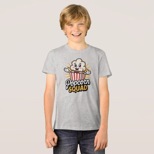 Popcorn Squad Tri-Blend Shirt (Voorkant volledig)