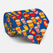 Popcorn Stropdas Blue (Opgerold)