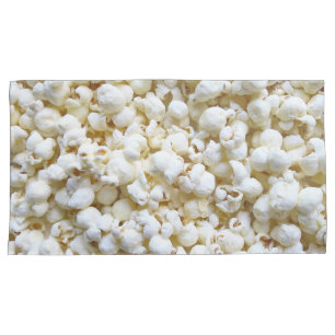 Popcorn-textuur Fotografie en retro-strepen Kussensloop