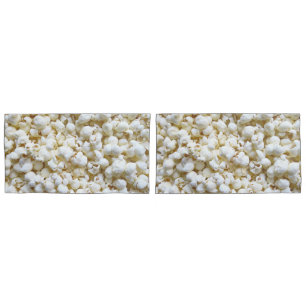 Popcorn-textuur Fotografie en retro-strepen Kussensloop