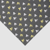 Popcorn Tissue Paper (donkergrijs & botergeel) Tissuepapier (Detail)