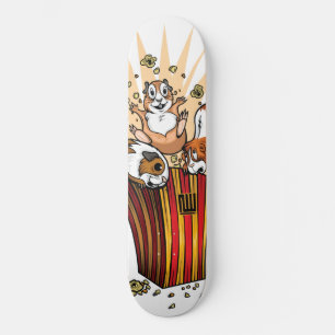 Popcorn van cavia's skateboard