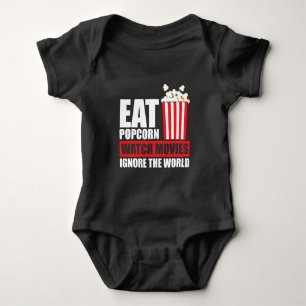 Popcorn Watch Movie Negert de wereldfilm Romper