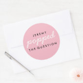 Popcorn Welcome Bag Sticker (Envelop)