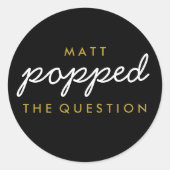 Popcorn Welcome Bag Sticker (Voorkant)