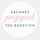 Popcorn Welcome Bag Sticker (Voorkant)