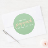 Popcorn Welcome Bag Sticker (Envelop)