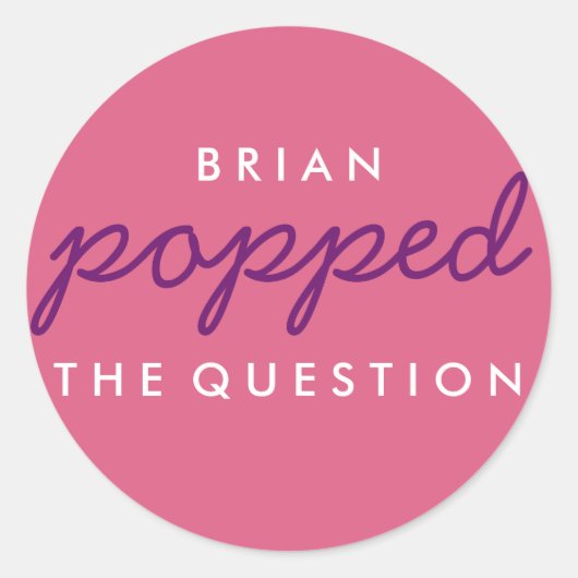 Popcorn Welcome Bag Sticker (Voorkant)