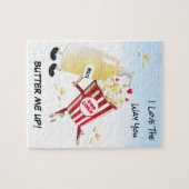 Popcorn with Butter Movie Lover Dating Jigsaw Puzz Legpuzzel (Horizontaal)