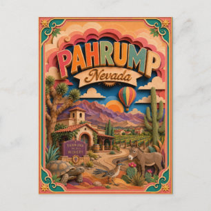 PopCut Staten Pahrump Nevada Papier Kunst Briefkaart