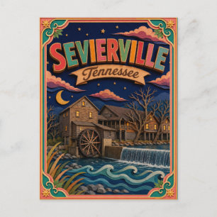 PopCut Staten Sevierville Tennessee Papieren Kunst Briefkaart