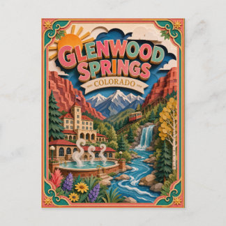 PopCut States Glenwood Springs Colorado Papieren K Briefkaart