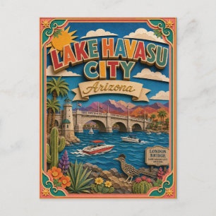 PopCut Verenigde Staten Lake Havasu City Arizona P Briefkaart