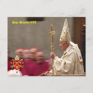 Pope Benedict XVI Briefkaart