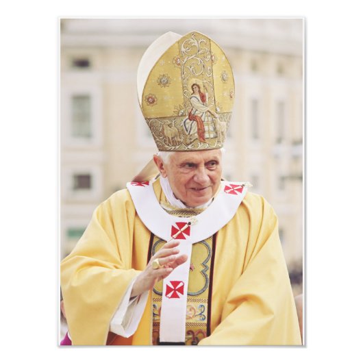Pope Benedict XVI Foto Afdruk (Voorkant)