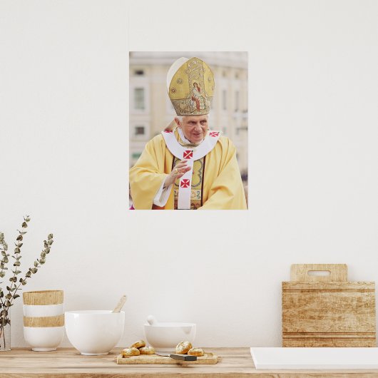 Pope Benedict XVI Poster (Keuken)