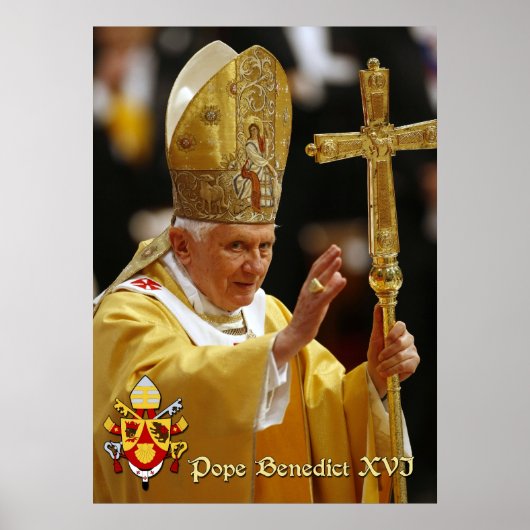 Pope Benedict XVI Poster (Voorkant)