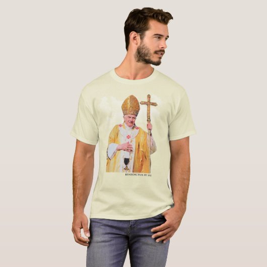 Pope Benedict XVI T-shirt (Voorkant volledig)