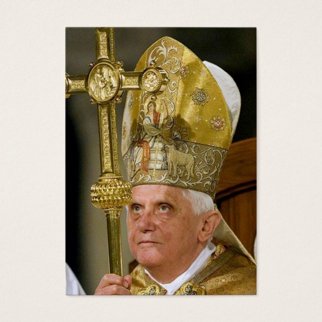 Pope Benedict XVI Visitekaartjes (Voorkant)