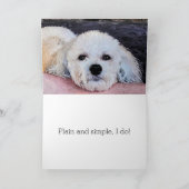 POPE BLANC VOUS MANQUANT CARTE (Intérieur)