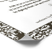 POPE FRANCIS=ST. FRANCIS SIMPLE PRAYER=Filigree Poster (Hoek)