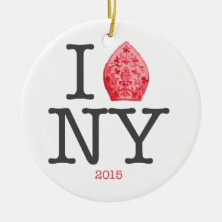 POPE NYC 2015 KERAMISCH ORNAMENT