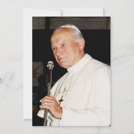 Pope Saint John Paul II Kaart (Voorkant)