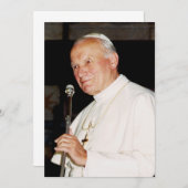 Pope Saint John Paul II Kaart (Voorkant / Achterkant)