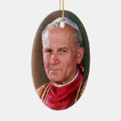 Pope Saint John Paul II Keramisch Ornament (Rechts)