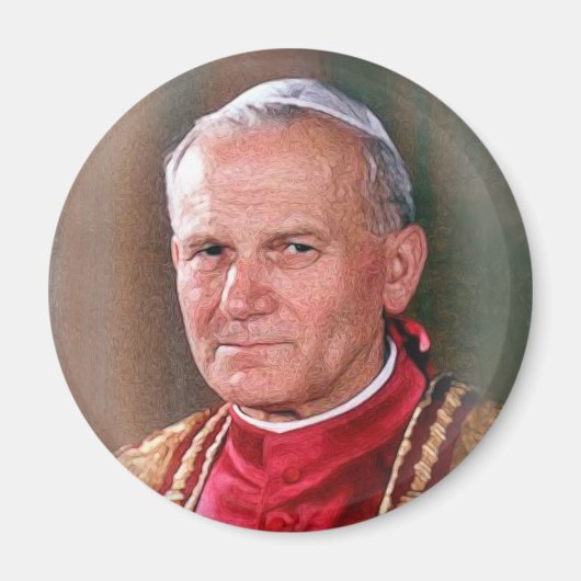 Pope Saint John Paul II Magneet (Voorkant)