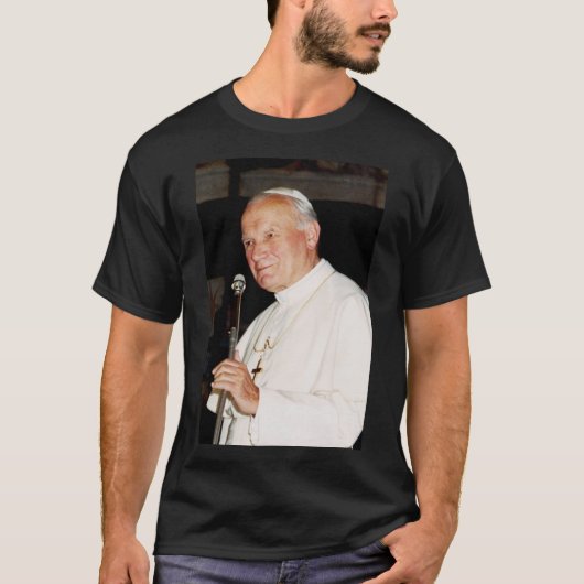 Pope Saint John Paul II T-shirt (Voorkant)