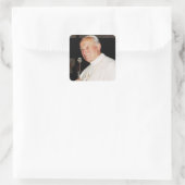 Pope Saint John Paul II Vierkante Sticker (Tas)