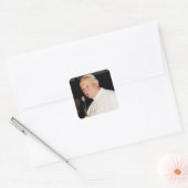 Pope Saint John Paul II Vierkante Sticker (Envelop)