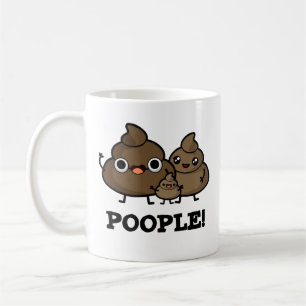 Popeople Funny Poop People pun Koffiemok