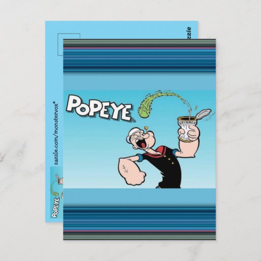 Popeye-Briefkaart Briefkaart (Voorkant / Achterkant)
