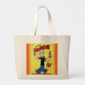 Popeye-Canvas tas (Achterkant)