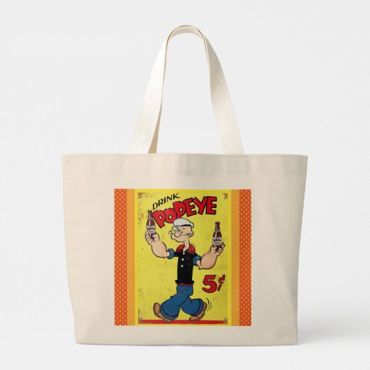 Popeye-Canvas tas (Achterkant)