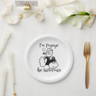 Popeye Paper-Bord Papieren Bordje