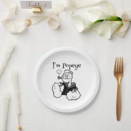 Popeye Paper-Bord Papieren Bordje