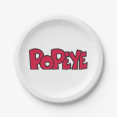Popeye Paper-Bord Papieren Bordje (Voorkant)